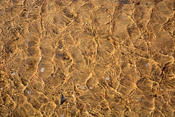 Crystal clear water as a background