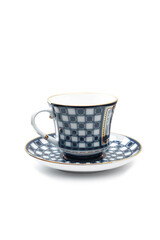 Ceramic cup for tea or coffee.