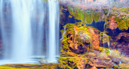 Amazing view of Lower Yerkopru I waterfall - Mersin, Turkey