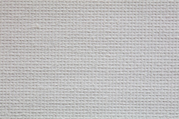 Closeup of empty white canvas