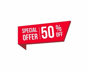 Special Offer 50% Off Tag