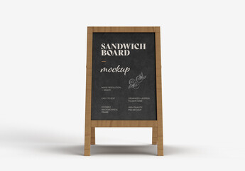 Sandwich Board Mockup Design