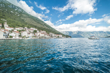 Kotor bay Adriatic sea Montenegro boat trip