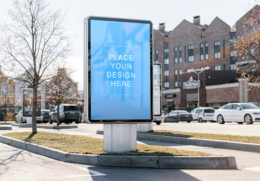 Outlet Promotion Billboard Template