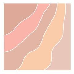 Abstract Minimalist Boho Landskape Pattern Wallpaper Background