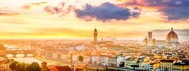 Fototapeta premium Blick über Florenz, Toskana, Italien 
