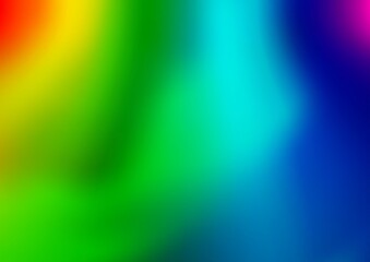 Light Multicolor, Rainbow vector abstract blurred pattern.