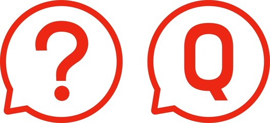 Question mark icon, Question mark sign and symbol vector Design