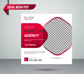 Digital Marketing Social Media Post Design
