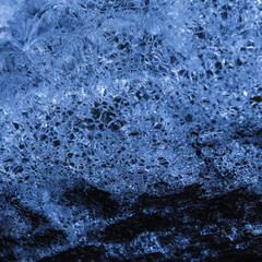 Ice texture details. Frozen wallpaper .