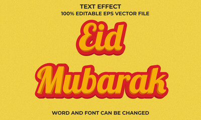 Eid Mubarak 3d text Effect Style, Editable 3D Text Effect With Eid Mubarak Text Concept, Eid Mubarak 3D Text Style,