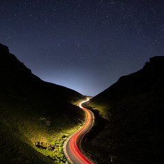 Winnats Pass at Night