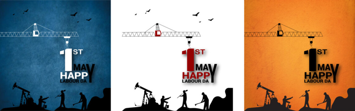 1st May Labour Day Vector Illustration