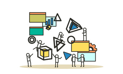 Vector game tech VR virtual reality technology illustration digital. Glass device headset innovation future electronic concept background. Visual cyberspace gadget network. Character simulation goggle