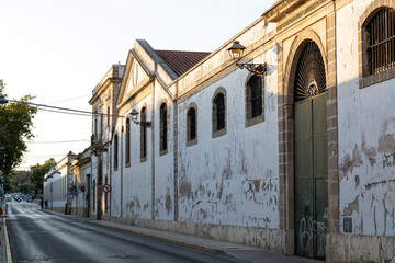 Walking in old part of El Puerto de Santa María, Sherry wine making town, Andalusia, Spain