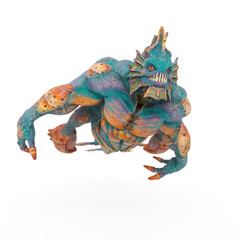 Obraz premium monster of the deep is floating