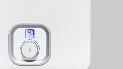 Modern boiler with electronic display and automatic temperature regulator