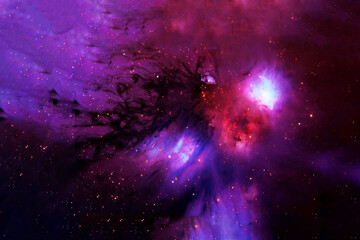 Beautiful, bright, distant galaxy. Background texture. Elements of this image furnished by NASA