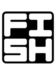 Logo Text Fish 