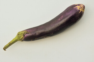 eggplant on a white background