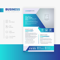 Modern digital marketing flyer template, Corporate business flyer design, Marketing agency brochure, cover, template