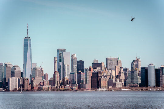 new york skyline from afar