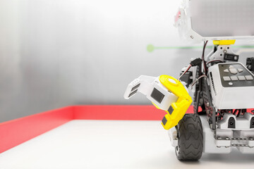 Robotic interactive toy at exhibition