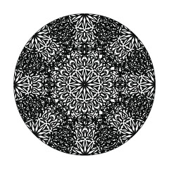 Hand drawn mandala. decoration in ethnic oriental  doodle ornament.