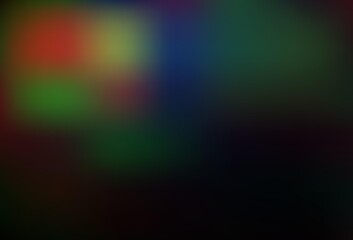 Obraz premium Dark Multicolor, Rainbow vector blurred bright template.