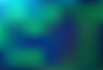 Dark Blue, Green vector blurred bright pattern.