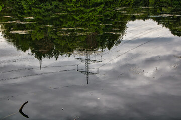 Spiegelung im Wasser 