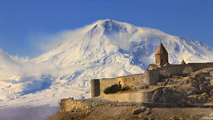 Armenien Blick auf Berg Ararat
