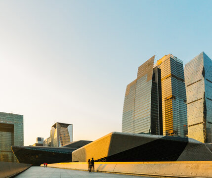 Panoramic Scene of Zhujiang New Town