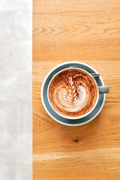 cappuccino with latte art