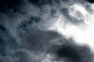 Fototapeta premium storm clouds in the sky