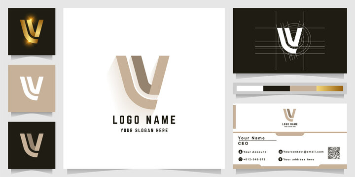 Letter LV Modern Logo Vector & Photo (Free Trial) | Bigstock