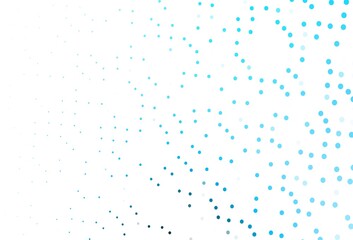 Light BLUE vector template with circles.