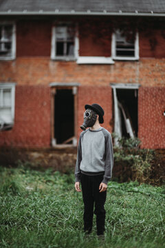 Gas mask costume 