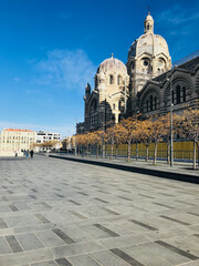 Obraz premium City of Marseille, France. Winter 2022