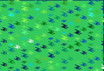 Light Green, Red vector template with repeated sticks.