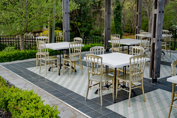 Duluth, GA - Downtown - Outdoor Dining with Chairs and Tables