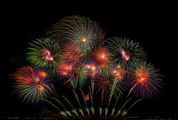 Firework Festival at Pattaya City in Thailand that established every year at the end on the month of November during 26