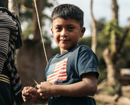 Portrait of a little boy from Panama