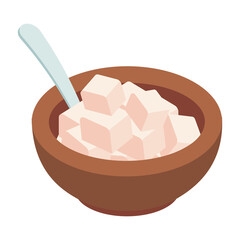 sugar in bowl
