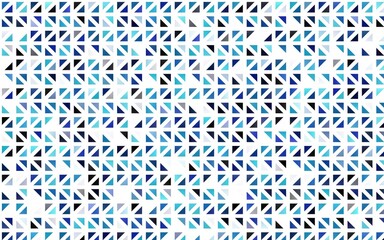 Light BLUE vector layout with lines, triangles. - obrazy, fototapety, plakaty