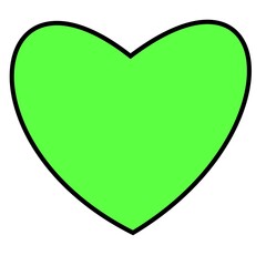 green heart
