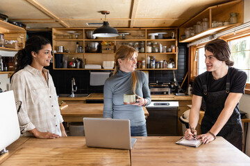 Work Meeting In Cafe