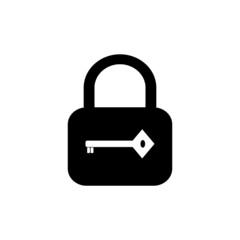  padlock icon vector logo design illustration image