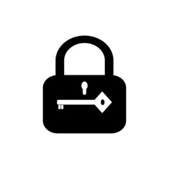  padlock icon vector logo design illustration image