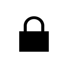  padlock icon vector logo design illustration image